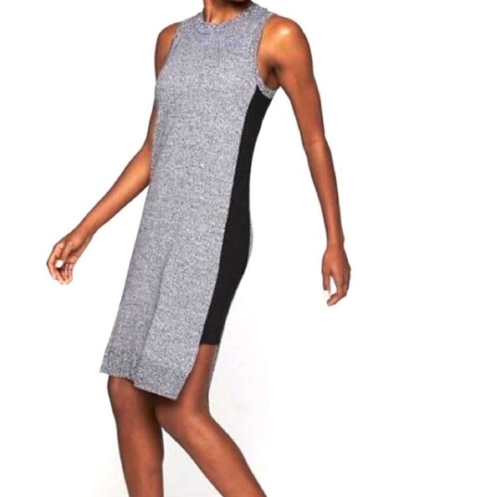 Athleta Merino Wool Color Block Dress